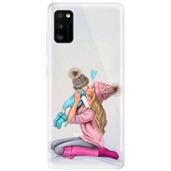 iSaprio Kissing Mom - Blond and Boy pro Samsung Galaxy A41 (kmbloboy-TPU3_A41)