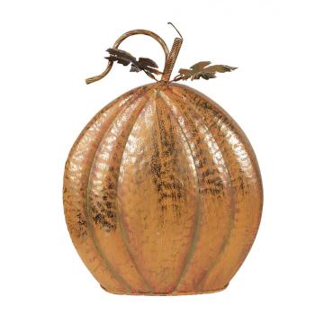 Oranžová kovová dekorace dýně Pumpkin - 34*15*42 cm 6Y5622