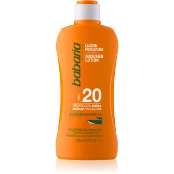 Babaria Sun Protective voděodolné mléko na opalování SPF 20 200 ml