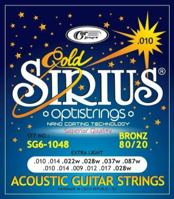 Gorstrings SIRIUS Gold SG6-1048 Struny pre akustickú gitaru