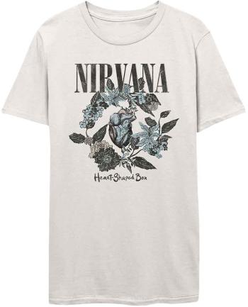 Nirvana Tričko Heart Shape Box Unisex White M