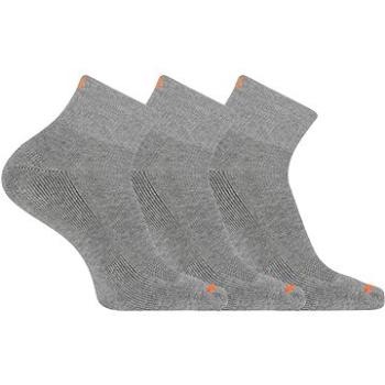 Merrell MEA33565Q3B2 Cushioned Cotton Quarter (3 packs) gray  (SPTmerr0112nad)