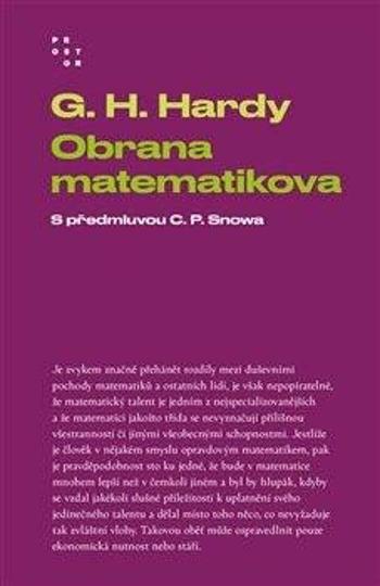 Obrana matematikova - G. H. Hardy