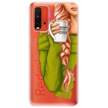 iSaprio My Coffe and Redhead Girl pro Xiaomi Redmi 9T (coffread-TPU3-Rmi9T)