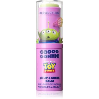 Makeup Revolution X Toy Story samozabarvujicí pH lesk na rty na rty a tváře 5 g