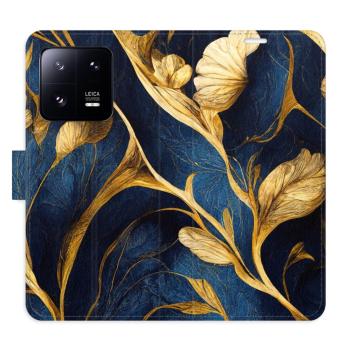 Flipové pouzdro iSaprio - GoldBlue - Xiaomi 13 Pro