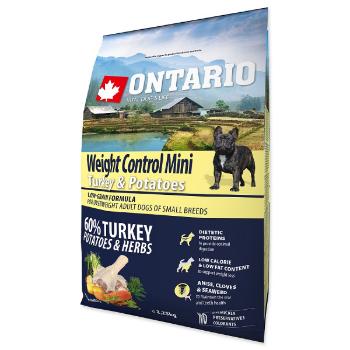 Ontario Mini Weight Control Turkey & Potatoes 2,25 kg