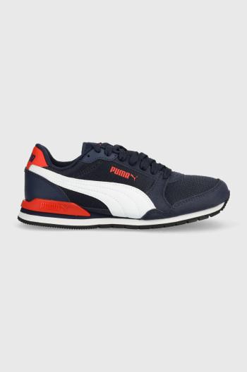 Dětské sneakers boty Puma ST Runner v3 Mesh Jr tmavomodrá barva