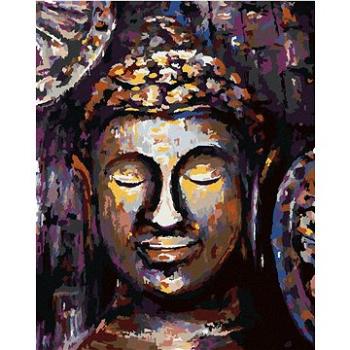 Zuty - Malování podle čísel - BUDDHA V BARVÁCH, 80x100 cm, vypnuté plátno na rám (HRAmmb10875nad)