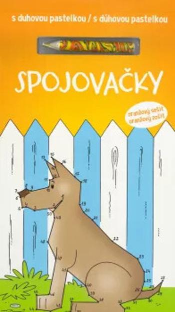 Spojovačky s duhovou pastelkou/ s dúhovou pastelkou - oranžový sešit (CZ/SK vydanie)