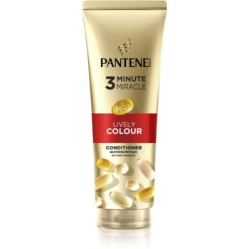 Pantene 3 Minute Miracle Lively Colour kondicionér pro poškozené a barvené vlasy 220 ml