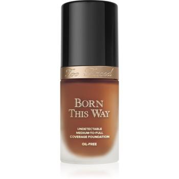 Too Faced Born This Way Flawless Coverage Natural Finish Foundation krycí make-up pro přirozený vzhled odstín Spiced Rum 30 ml