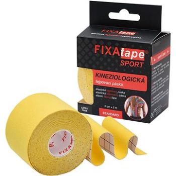 FIXAtape Kinesio Standard 5 cm × 5 m žltá 1 ks (8594027313974)