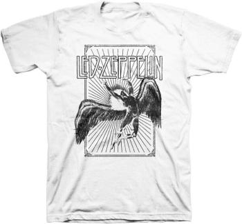 Led Zeppelin Tričko Icarus Burst Unisex White L