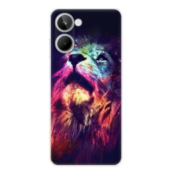 Odolné silikonové pouzdro iSaprio - Lion in Colors - Realme 10