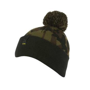 Avid Čepice Black and Camo Bobble Hat