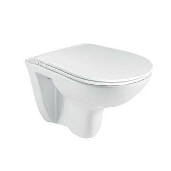 MEREO WC závěsné, RIMLESS, 530x355x360, keramické, vč. sedátka VSD81S2