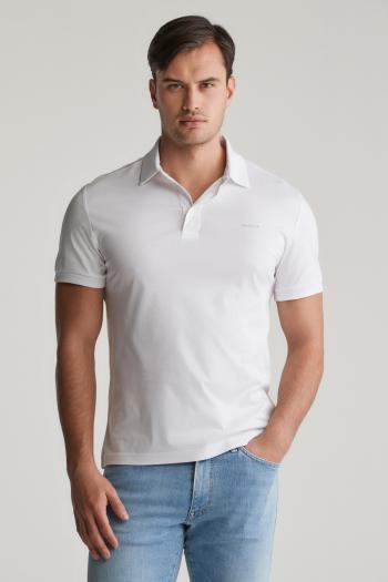 POLOKOŠILE GANT MERCERISED SS POLO WHITE
