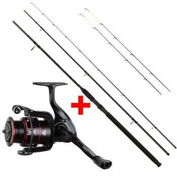 Giants fishing prut black method feeder 3 m 40-90 g + naviják gaube fd 3000