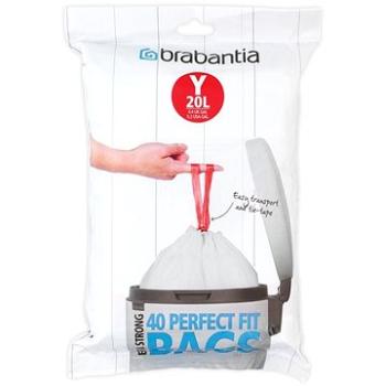 Brabantia PerfectFit pytle - 20 L (Y) -  40 ks (138263)