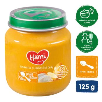 Hami Zelenina s kuřecími prsy první lžička 125 g