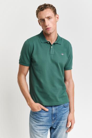 POLOKOŠILE GANT REG SHIELD SS PIQUE POLO WOODY GREEN