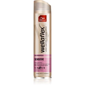 Wella Wellaflex Sensitive lak na vlasy se střední fixací bez parfemace 250 ml