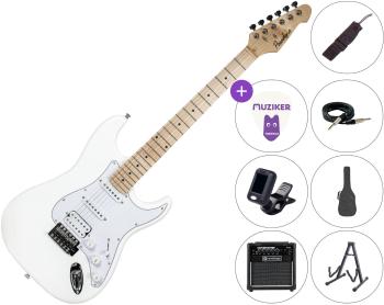 Pasadena ST-11 SET 10W White Elektrická kytara