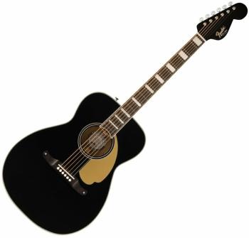 Fender Malibu Vintage Black Elektroakustická kytara