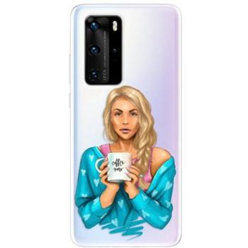 iSaprio Coffe Now - Blond pro Huawei P40 Pro (cofnoblo-TPU3_P40pro)