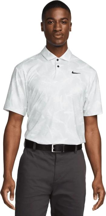 Nike Dri-Fit Tour Pine Print Mens Summit White/Black S Polo košile