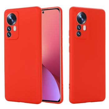 RUBBER Ochranný kryt Xiaomi 12 Pro červený