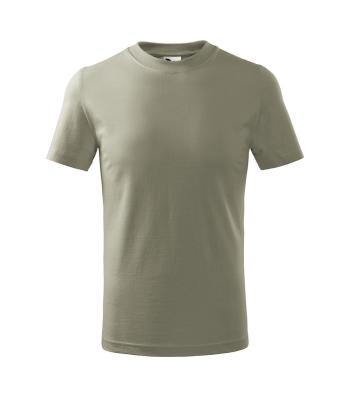 MALFINI Detské tričko Basic - Svetlá khaki | 146 cm (10 rokov)