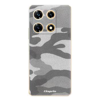 Odolné silikonové pouzdro iSaprio - Gray Camuflage 02 - Infinix Note 30 PRO