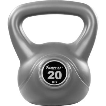 63189 Movit Kettlebell činka, 20 kg, šedá/černá