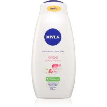 NIVEA Rose & Almond Oil hydratační sprchový gel 650 ml