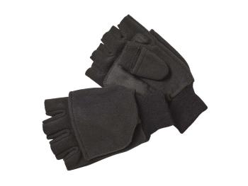 Kinetic Rukavice Wind Stop Fold Over Mitt Black - L