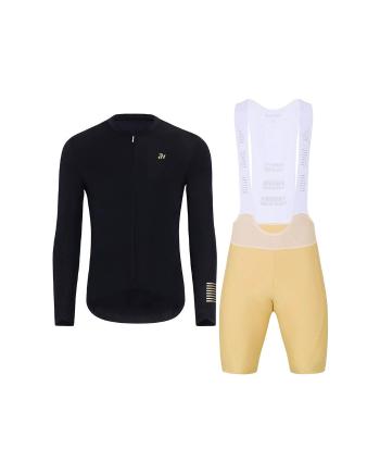 
                         Tricou și pantaloni lungi de ciclism - VICTORIOUS GOLD 
                