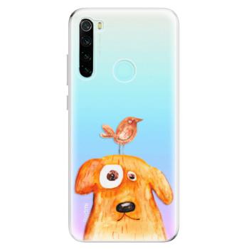 Odolné silikonové pouzdro iSaprio - Dog And Bird - Xiaomi Redmi Note 8