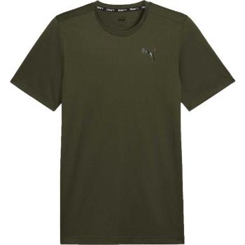 Puma TRAIN FAV BLASTER TEE Pánské triko, khaki, velikost