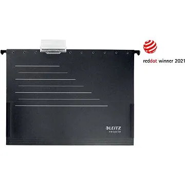 LEITZ RECYCLE Alpha A4 s bočnicemi, černé (19220095)