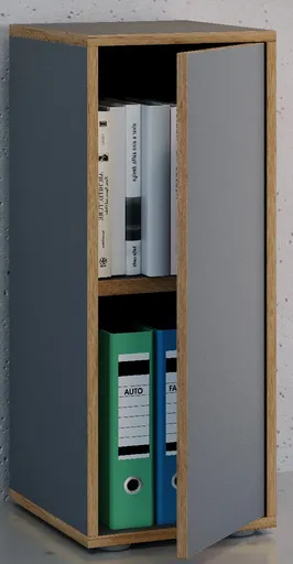 VCM kancelářská skříň se 2 přihrádkami „Salia“ B30, antracitová