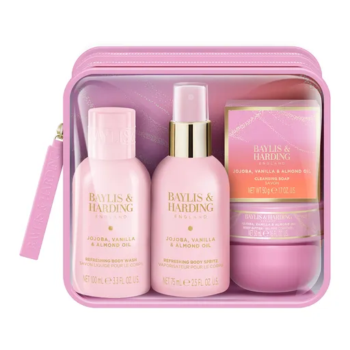 Baylis & Harding Dárková sada Jojoba, Vanilka & Mandlový olej Gift Set 4 ks