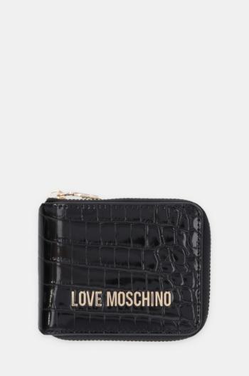 Peněženka Love Moschino černá barva, JC5639PP0LKJ0