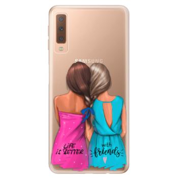 Odolné silikonové pouzdro iSaprio - Best Friends - Samsung Galaxy A7 (2018)