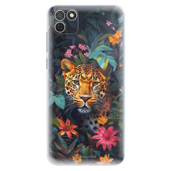 Odolné silikonové pouzdro iSaprio - Flower Jaguar - Honor 9S