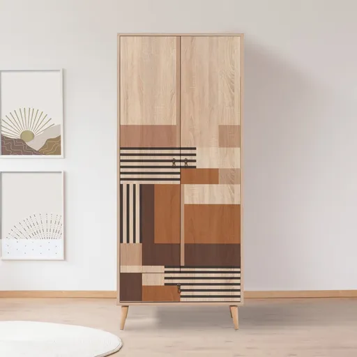 Šatní skříň City Gardrop Colorblock