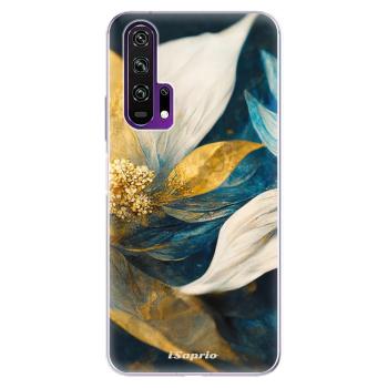 Odolné silikonové pouzdro iSaprio - Gold Petals - Honor 20 Pro