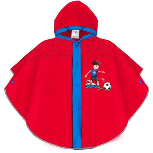 PERLETTI RAINCOAT Dětská pláštěnka, červená, velikost