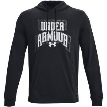 Under Armour RIVAL TERRY GRAPHIC Pánská mikina, černá, velikost